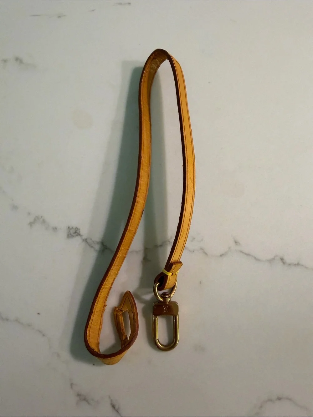 Louis Vuitton Vachetta Pochette Accessoires Replacement Wristlet Strap - Broken